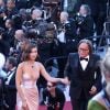 Bella Hadid et son père Mohamed Hadid - Montée des marches du film "Les Fantômes d'Ismaël" lors de la cérémonie d'ouverture du 70e Festival International du Film de Cannes. Le 17 mai 2017 © Borde-Jacovides-Moreau/Bestimage