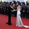 Susan Sarandon et Bella Hadid - Cérémonie d'ouverture du 70e Festival International du Film de Cannes. Le 17 mai 2017 © Borde-Jacovides-Moreau/Bestimage