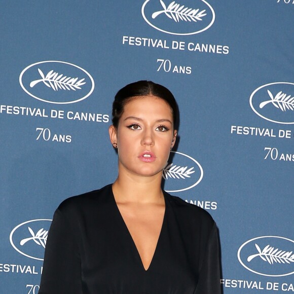 Adèle Exarchopoulos - Soirée à l'occasion des 70 ans du tout premier festival de Cannes à l'école des Beaux Arts à Paris, le 20 Septembre 2016. © Dominique Jacovides/Bestimage