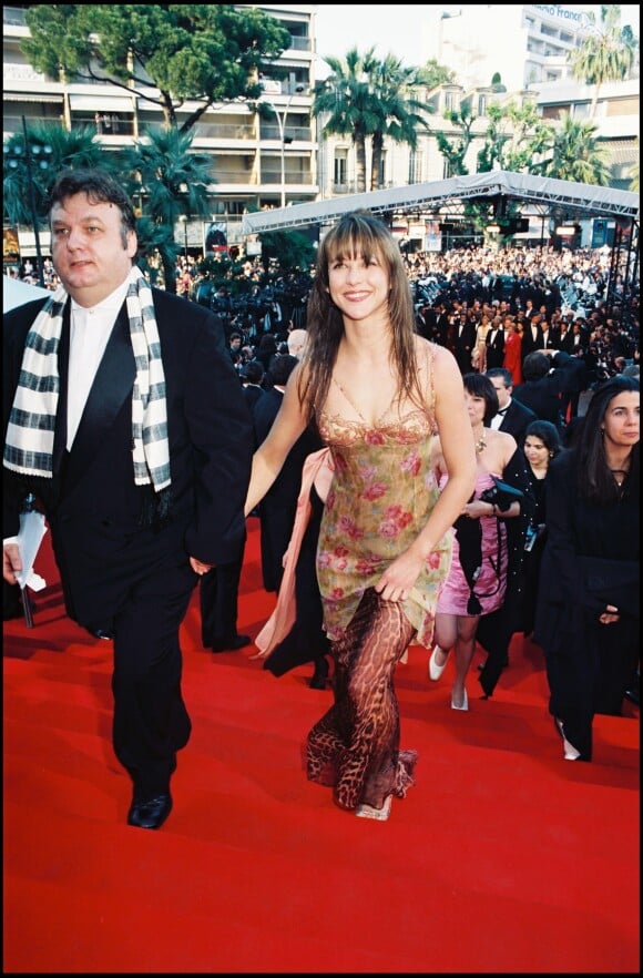 Sophie Marceau et Dominique Besnehard au Festival de Cannes en 1998