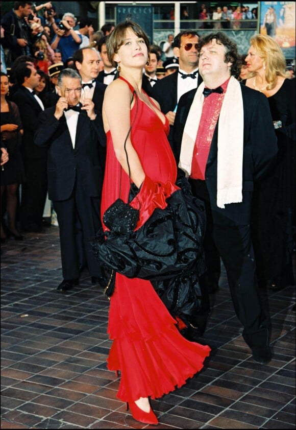 Sophie Marceau et Dominique Besnehard au Festival de Cannes en 1995