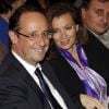 Valérie Trierweiler et François Hollande - Générale de la pièce Quadrille à Paris, le 12 décembre 2011