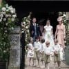 Kate Middleton lors du mariage de Pippa Middleton et de James Matthews à l'église St Mark à Englefield le 20 mai 2017