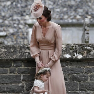 Kate Middleton au mariage de Pippa Middleton et de James Matthews à l'église St Mark à Englefield le 20 mai 2017