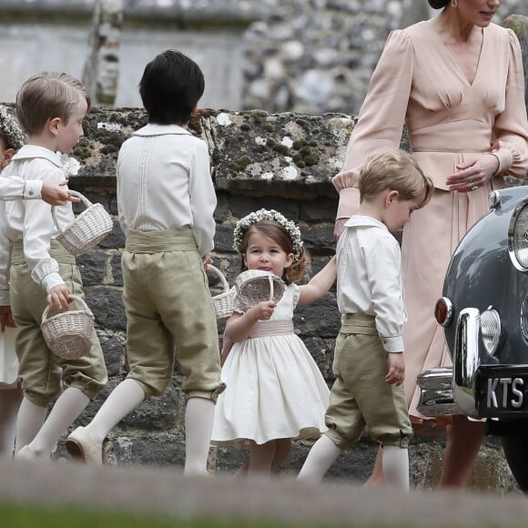 Kate Middleton au mariage de Pippa Middleton et de James Matthews à l'église St Mark à Englefield le 20 mai 2017