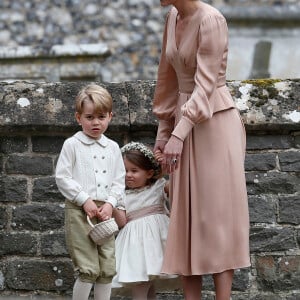 Kate Middleton au mariage de Pippa Middleton et de James Matthews à l'église St Mark à Englefield le 20 mai 2017