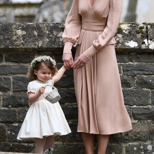 Kate Middleton au mariage de Pippa Middleton et de James Matthews à l'église St Mark à Englefield le 20 mai 2017