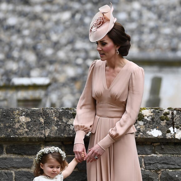 Kate Middleton au mariage de Pippa Middleton et de James Matthews à l'église St Mark à Englefield le 20 mai 2017