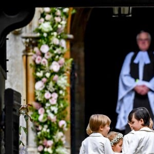 Kate Middleton au mariage de Pippa Middleton et de James Matthews à l'église St Mark à Englefield le 20 mai 2017