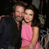 Exclusif - Frédéric Beigbeder et sa femme Lara Micheli lors de la soirée "Sandra and Co" pendant le 70 ème Festival International du film de Cannes, France, le 20 mai 2017. La suite Sandra and Co fête le lancement du livre de R. Orlinski. © Denis Guignebourg/Bestimage