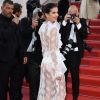 Sara Sampaio, habillée d'une robe Haute Couture Francesco Scognamiglio - Montée des marches du film "Mise à Mort du Cerf Sacré" lors du 70ème Festival International du Film de Cannes. Le 22 mai 2017.
