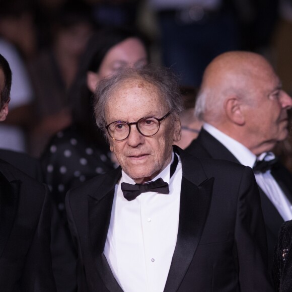 Mathieu Kassovitz, Jean-Louis Trintignant, sa femme Marianne Hoepfner - Montée des marches du film "Happy End" lors du 70e Festival International du Film de Cannes. Le 22 mai 2017. © Borde-Jacovides-Moreau / Bestimage