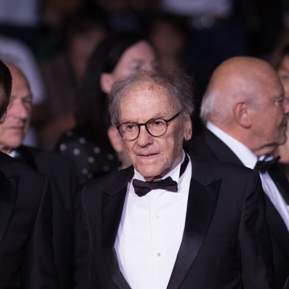 Mathieu Kassovitz, Jean-Louis Trintignant, sa femme Marianne Hoepfner - Montée des marches du film "Happy End" lors du 70e Festival International du Film de Cannes. Le 22 mai 2017. © Borde-Jacovides-Moreau / Bestimage