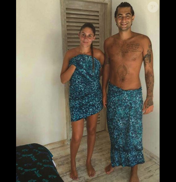 Jesta et Benoît, ex-candidats de Koh-Lanta, l'île au trésor, en vacances en Asie.