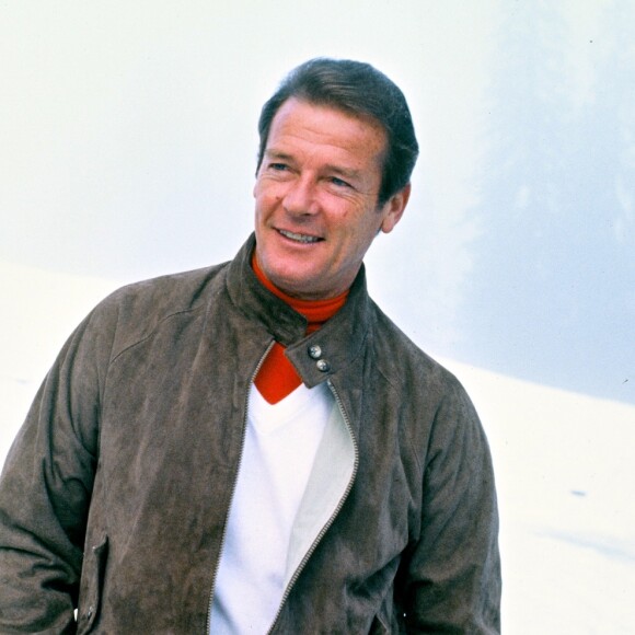 Roger Moore à Gstaad en 1983