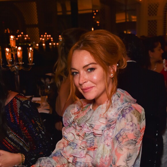 Lindsay Lohan - Soirée "Love On The Rocks"de de Grisogono à l'hôtel du Cap-Eden-Roc au Cap d'Antibes, en marge du 70e Festival International du Film de Cannes. Le 23 mai 2017.