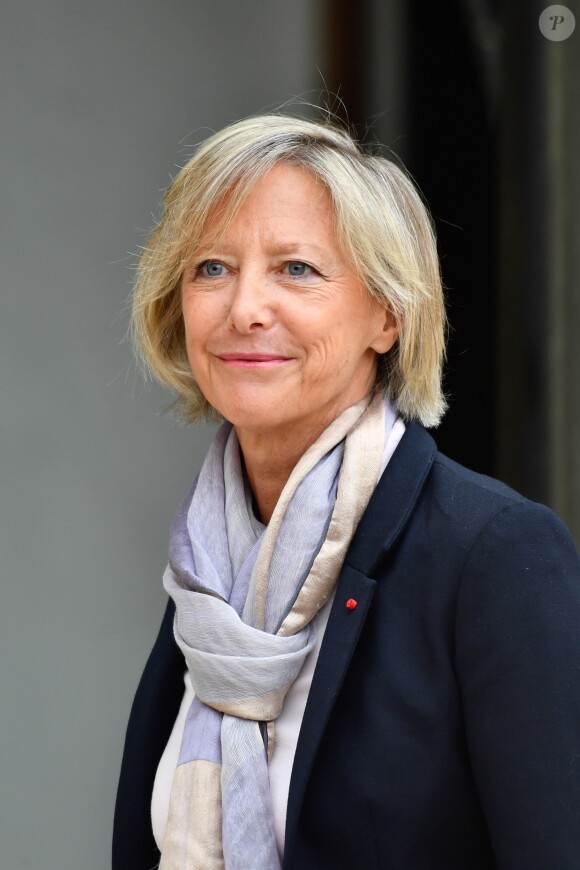 Sophie Cluzel secrétaire d'état chargée des personnes handicapées - Premier conseil des ministres au Palais de l'Elysée à Paris le 18 mai 2017.