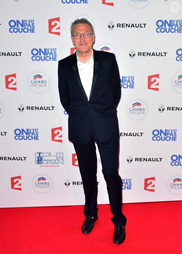 Laurent Ruquier au photocall lors de l'enregistrement de l'émission "On n'est pas couché" à la Villa Domergue lors du 70ème Festival International du Film de Cannes, France, le 24 mai 2017. © Giancarlo Gorassini/Bestimage