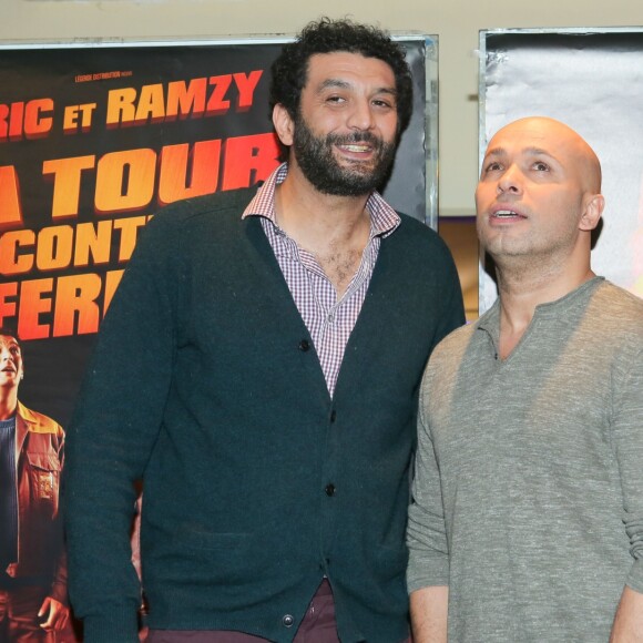 Ramzy Bedia, Eric Judor - Avant-première du film "La Tour 2 contrôle infernale" au cinéma UGC Les Halles à Paris, le 1er février 2016. © CVS/Bestimage