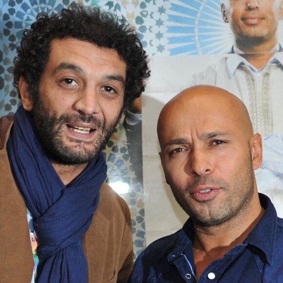 Ramzy Bedia et Eric Judor - Avant Premiere de " Mohamed Dubois " au Gaumont Opera Capucines le 16 avril 2013.