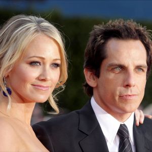 Ben Stiller et Christine Taylor àWestwood, en 2008.