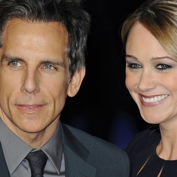 Ben Stiller et sa femme Christine Taylor lors de la première européenne du film "La Nuit au musée : Le Secret des Pharaons" (The Museum Secret Of The Tomb) à Londres, le 15 décembre 2014.
