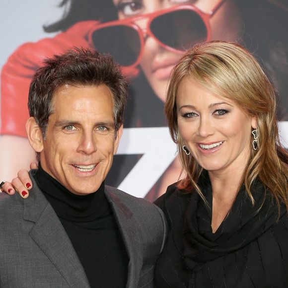 Ben Stiller et sa femme Christine Taylor - Première de "Zoolander 2" à Berlin en Allemagne le 2 février 2016.