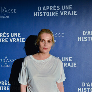 Exclusif - Emmanuelle Seigner - Soirée "D'Après Une Histoire Vraie" sur la Terrasse by Albane lors du 70ème festival de Cannes le 27 mai 2017. © Jean Picon/Bestimage