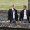 Le prince William, duc de Cambridge, et son frère le prince Harry - Mariage de P. Middleton et J. Matthews, en l'église St Mark Englefield, Berkshire, Royaume Uni, le 20 mai 2017.
