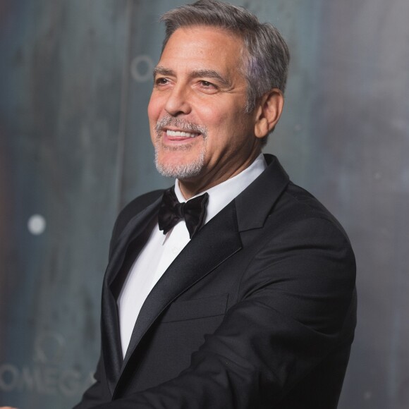 George Clooney à la soirée Omega "Lost in Space" pour fêter les 60 ans de la montre Speedmaster au Tate Modern à Londres, le 26 avril 2017.