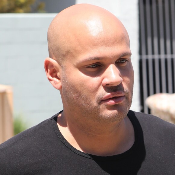 Exclusif - Stephen Belafonte (le futur ex-mari de Mel B) va passer du temps avec sa fille Madison (5 ans) lors d'une visite supervisée à Los Angeles, le 23 mai 2017.