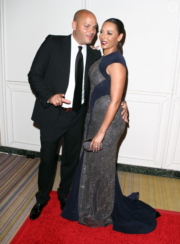 Melanie Brown (Mel B) et son mari Stephen Belafonte à la soirée «Operation Smile» à l'hôtel «The Beverly Wilshire» à Beverly Hills, le 2 octobre 2015