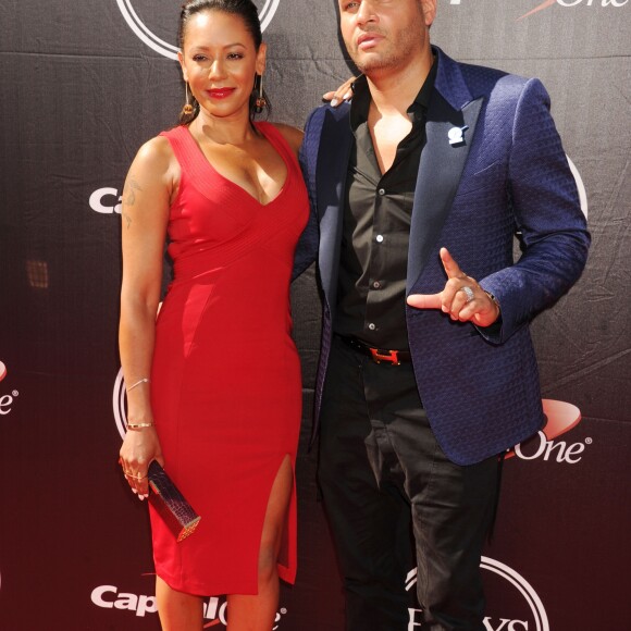 Melanie Brown (Mel B.) et son mari Stephen Belafonte à la soirée "The 2015 EPSYS" à Los Angeles. Le 15 juillet 2015