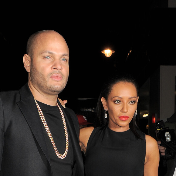 Mel B (Melanie Brown) et Stephen Belafonte à la soirée "Cosmopolitan Ultimate Women Awards" à Londres, le 3 décembre 2014