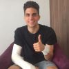 Marc Bartra donne de ses nouvelles sur Instagram après avoiré été blessé avant la rencontre Borussia Dortmund – Monaco. Photo postée sur Instagram le 12 avril 2017.