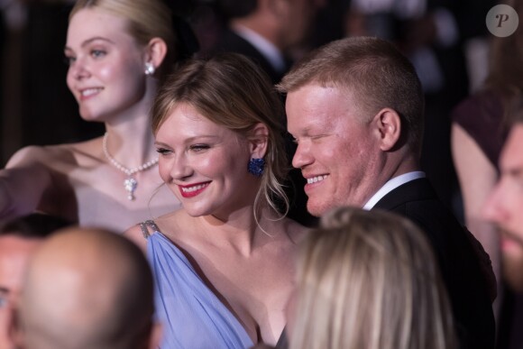 Kirsten Dunst et son compagnon Jesse Plemons - Montée des marches du film "Les proies" lors du 70ème Festival International du Film de Cannes. Le 24 mai 2017. © Borde-Jacovides-Moreau / Bestimage