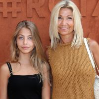 Natty et sa fille Stella Belmondo, 13 ans : Duo craquant à Roland-Garros