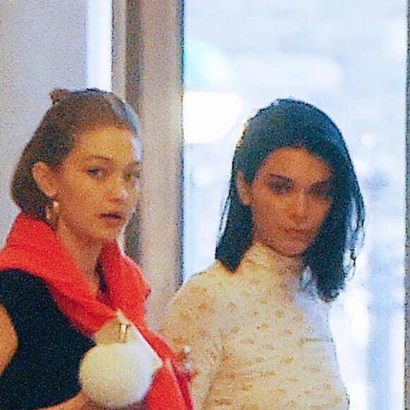 Gigi Hadid et Kendall Jenner sont allées diner au restaurant Nobu à New York, le 31 mai 2017.