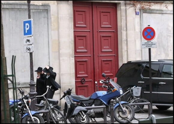 L'entrée du domicile parisien de John Galliano, dans le 3e arrondissement de Paris.