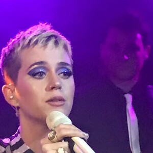 Katy Perry en concert au WaterRats pub dans le quartier de Islington à Londres, le 25 mai 2017