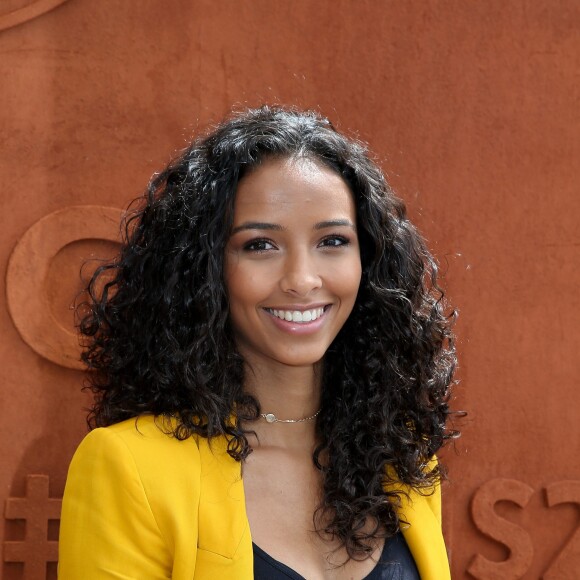 Flora Coquerel (Miss France 2013) - Les célébrités au village des internationaux de tennis de Roland Garros à Paris le 4 juin 2017. © Dominique Jacovides-Cyril Moreau/Bestimage