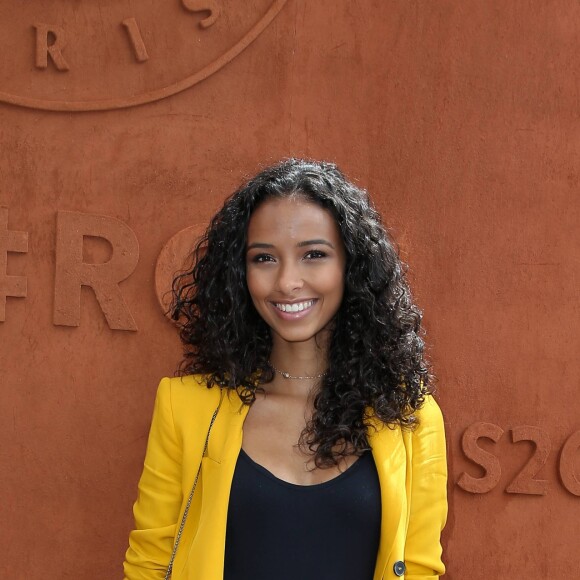 Flora Coquerel (Miss France 2013) - Les célébrités au village des internationaux de tennis de Roland Garros à Paris le 4 juin 2017. © Dominique Jacovides-Cyril Moreau/Bestimage