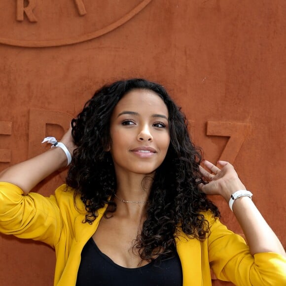 Flora Coquerel (Miss France 2013) - Les célébrités au village des internationaux de tennis de Roland Garros à Paris le 4 juin 2017. © Dominique Jacovides-Cyril Moreau/Bestimage