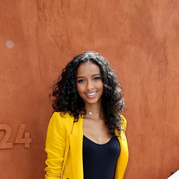 Flora Coquerel (Miss France 2013) - Les célébrités au village des internationaux de tennis de Roland Garros à Paris le 4 juin 2017. © Dominique Jacovides-Cyril Moreau/Bestimage
