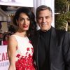 George Clooney et sa femme Amal Alamuddin Clooney - Première du film "Hail, Caesar!" à Westwood le 1er février 2016.