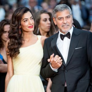 George Clooney et sa femme Amal Alamuddin Clooney (bijoux Cartier) - Montée des marches du film "Money Monster" lors du 69e Festival International du Film de Cannes. Le 12 mai 2016. © Borde-Jacovides-Moreau/Bestimage