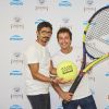 Cyrille Eldin et Serge Khalfon à la 1ère journée du Trophée des Personnalités de Roland-Garros le 6 juin 2017