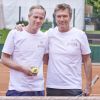 Julien Arnaud et Philippe Caroit à la 1ère journée du Trophée des Personnalités de Roland-Garros le 6 juin 2017