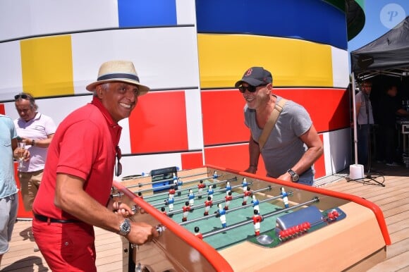 Patrick Partouche et Patrick Bosso - Le groupe Partouche inaugure le premier casino en plein air d'Europe (PLEINAIR Casino) à La Ciotat, France, le 8 juin 2017. © Bruno Bebert/bestimage.