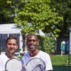 Julien Benedetto et Eddy Murté lors de la dernière journée du Trophée des Personnalités de Roland-Garros le 8 juin 2017.